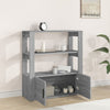 Harmaa senkki Aliont 80x30x90cm (puinen)