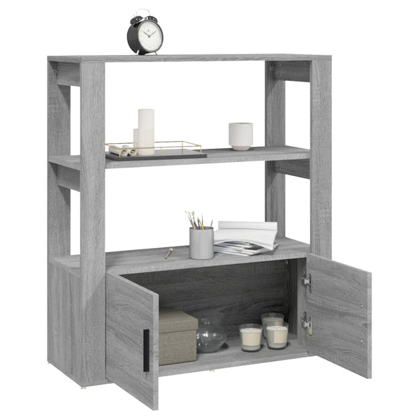Harmaa senkki Aliont 80x30x90cm (puinen)