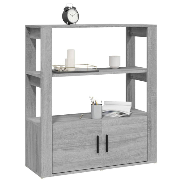 Harmaa senkki Aliont 80x30x90cm (puinen)