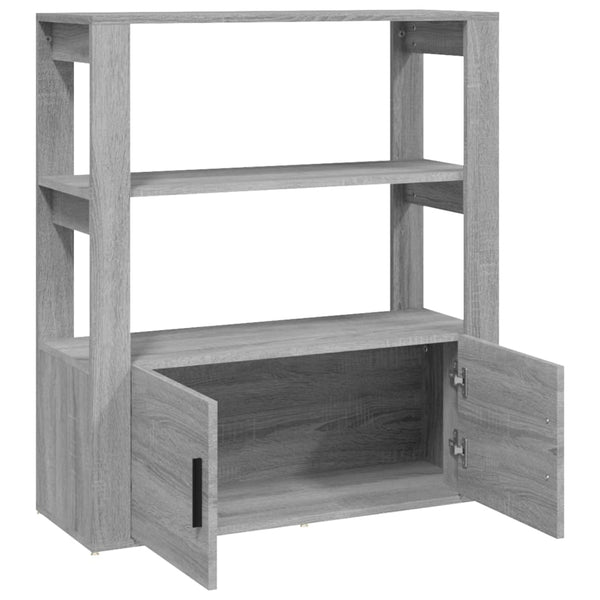 Harmaa senkki Aliont 80x30x90cm (puinen)
