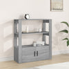Harmaa senkki Aliont 80x30x90cm (puinen)
