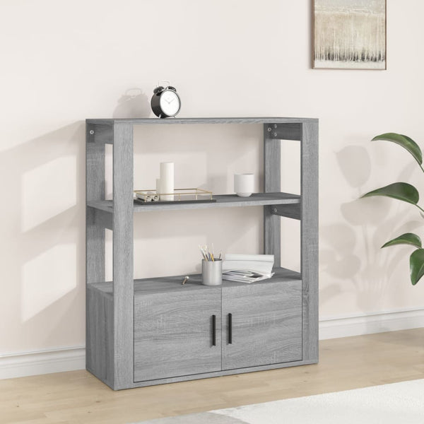 Harmaa senkki Aliont 80x30x90cm (puinen)