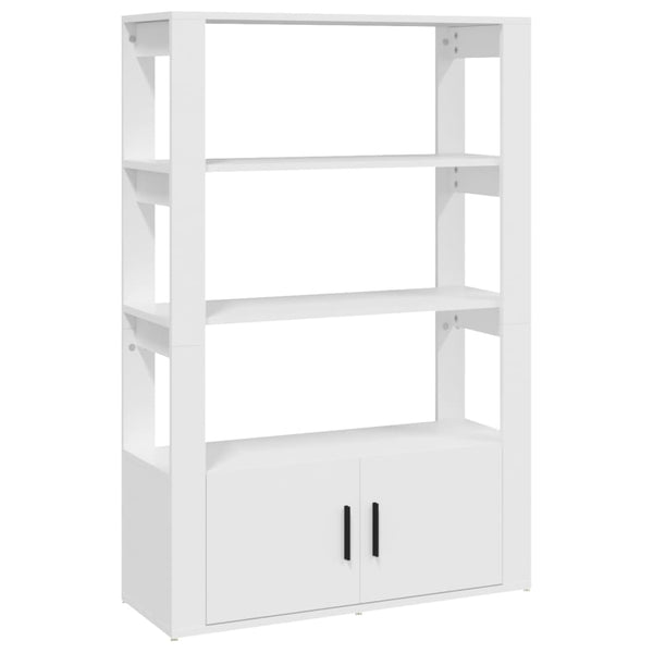Weißes Sideboard Pojoni 80x30x119,5cm (Holz)
