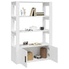 Weißes Sideboard Pojoni 80x30x119,5cm (Holz)