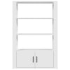 Weißes Sideboard Pojoni 80x30x119,5cm (Holz)