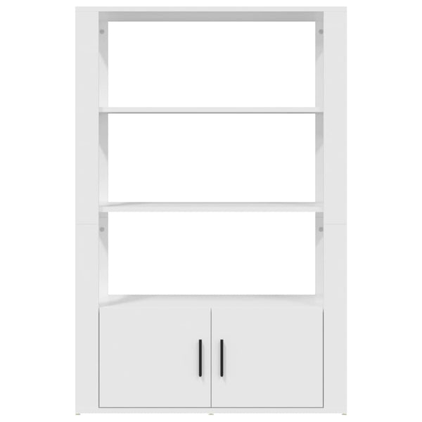 Weißes Sideboard Pojoni 80x30x119,5cm (Holz)