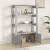 Pojoni Sideboard betongrau 80x30x119,5cm (Holz)