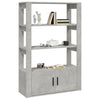 Pojoni Sideboard betongrau 80x30x119,5cm (Holz)