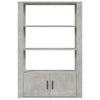 Pojoni Sideboard betongrau 80x30x119,5cm (Holz)