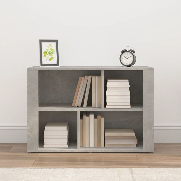 Betongraues Sideboard Miza 80x30x54cm (Holz)