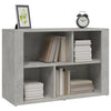 Betongraues Sideboard Miza 80x30x54cm (Holz)
