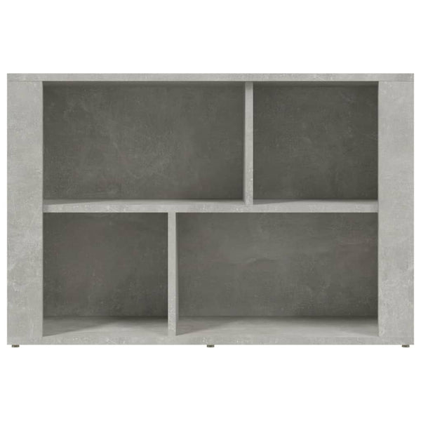Betongraues Sideboard Miza 80x30x54cm (Holz)