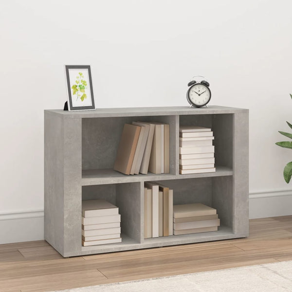 Betongraues Sideboard Miza 80x30x54cm (Holz)