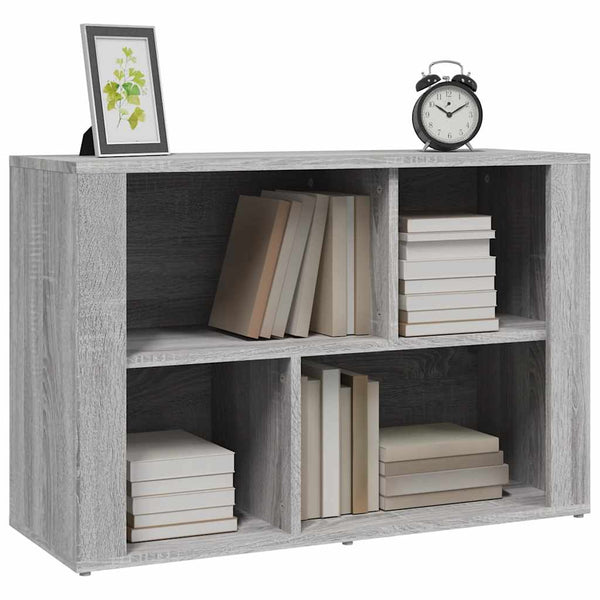 Graues Sideboard Miza 80x30x54cm (Holz)