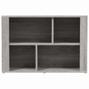 Graues Sideboard Miza 80x30x54cm (Holz)