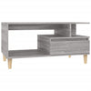 Grauer Couchtisch Criclevit 90x49x45cm (Holz)