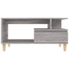 Grauer Couchtisch Criclevit 90x49x45cm (Holz)