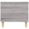 Grauer Couchtisch Criclevit 90x49x45cm (Holz)