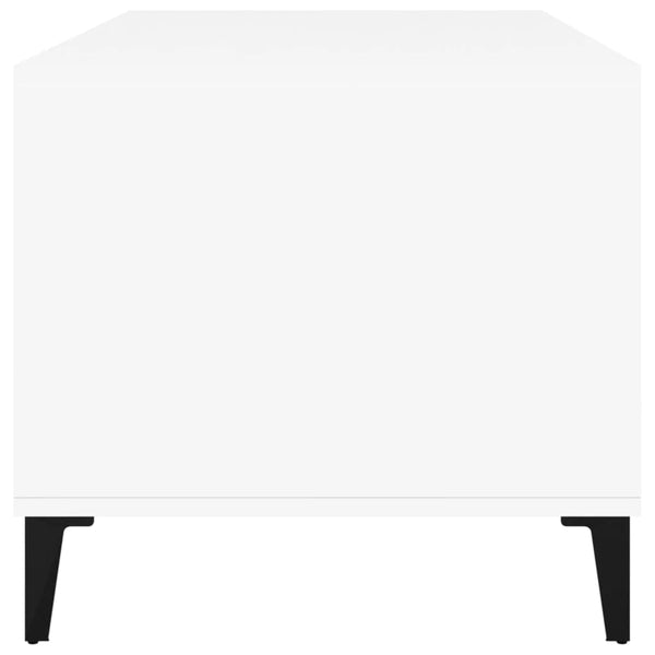 Couchtisch Fotiade Weiß 90x49x45cm (Holz)