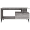 Grauer Couchtisch Fotiade 90x49x45cm (Holz)
