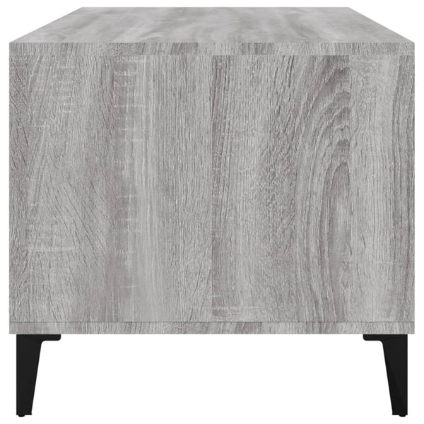 Grauer Couchtisch Fotiade 90x49x45cm (Holz)
