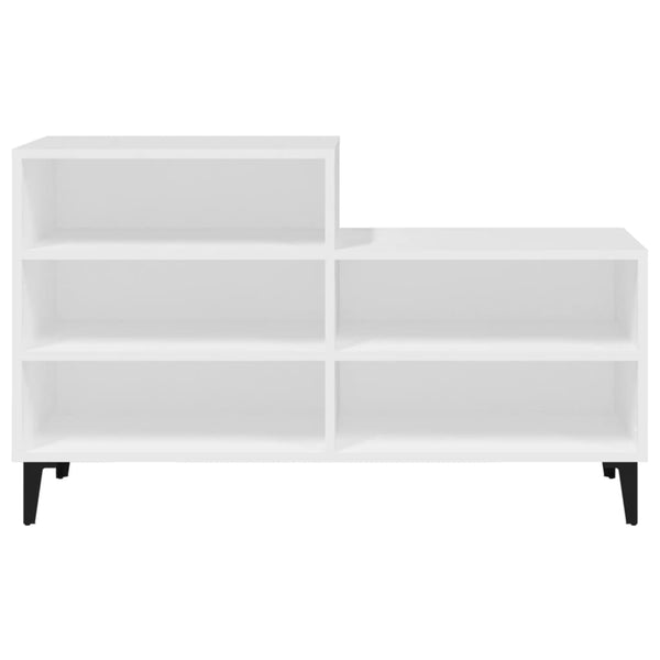 Weißer Schuhschrank Alleen 102x36x60cm (Holz)
