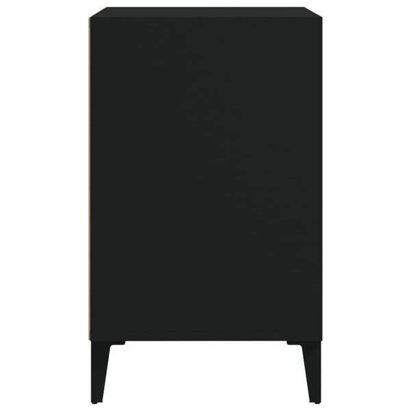 Schwarzer Schuhschrank Alleen 102x36x60cm (Holz)