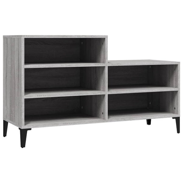 Grauer Schuhschrank Alleen 102x36x60cm (Holz)