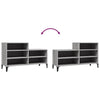Grauer Schuhschrank Alleen 102x36x60cm (Holz)