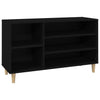 Schwarzer Schuhschrank Dany 102x36x60cm (Holz)