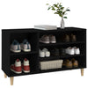 Schwarzer Schuhschrank Dany 102x36x60cm (Holz)