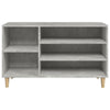 Betongrauer Schuhschrank Dany 102x36x60cm (Holz)