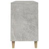 Betongrauer Schuhschrank Dany 102x36x60cm (Holz)