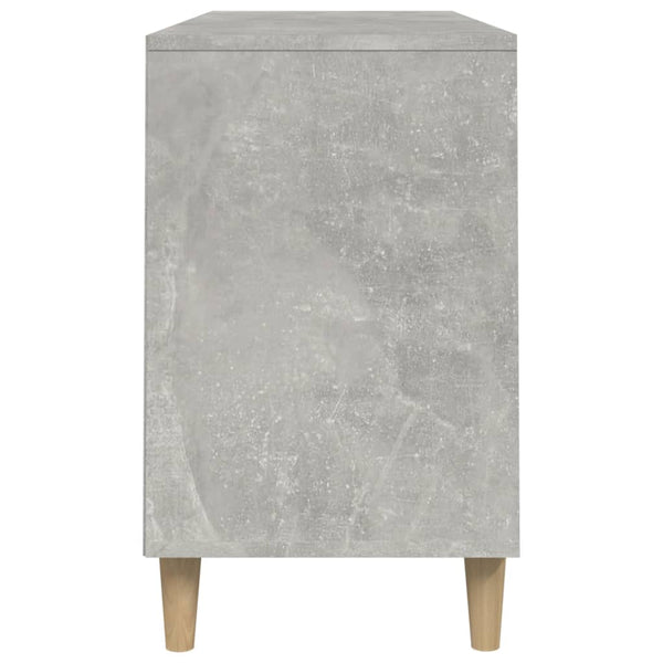 Betongrauer Schuhschrank Dany 102x36x60cm (Holz)