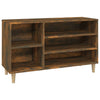 Schuhschrank Dany aus Räuchereiche 102x36x60cm (Holz)