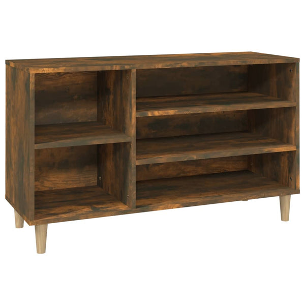 Schuhschrank Dany aus Räuchereiche 102x36x60cm (Holz)