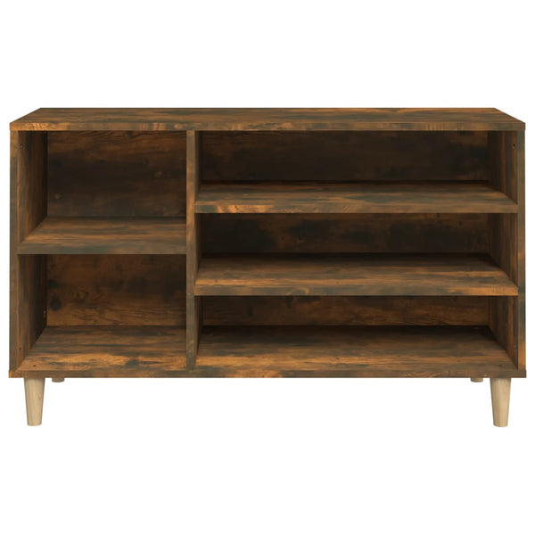 Schuhschrank Dany aus Räuchereiche 102x36x60cm (Holz)