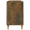 Schuhschrank Dany aus Räuchereiche 102x36x60cm (Holz)