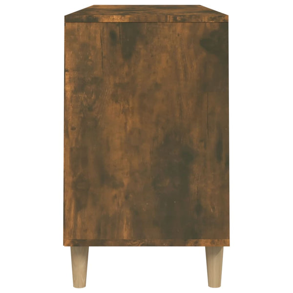 Schuhschrank Dany aus Räuchereiche 102x36x60cm (Holz)