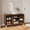 Schuhschrank Dany aus Räuchereiche 102x36x60cm (Holz)
