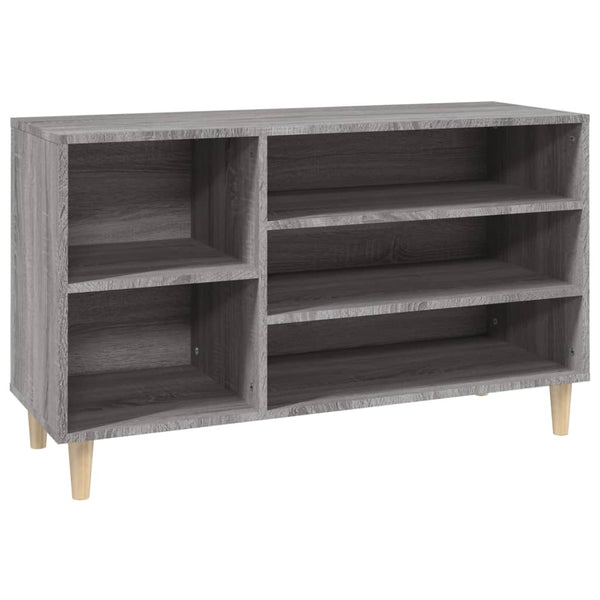 Grauer Schuhschrank Dany 102x36x60cm (Holz)