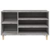 Grauer Schuhschrank Dany 102x36x60cm (Holz)