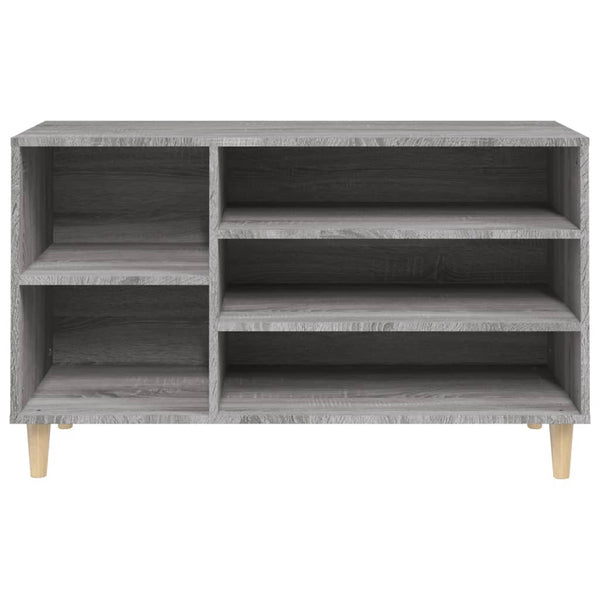 Grauer Schuhschrank Dany 102x36x60cm (Holz)