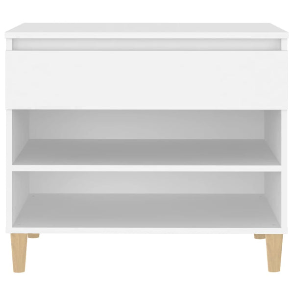 Weißer Schuhschrank Agripina 70x36x60cm (Holz)