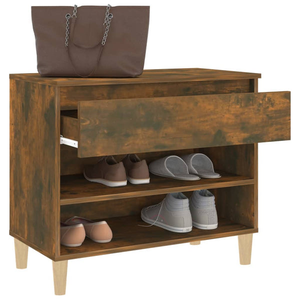 Schuhschrank Agripina 70x36x60cm Wildeiche (Holz)