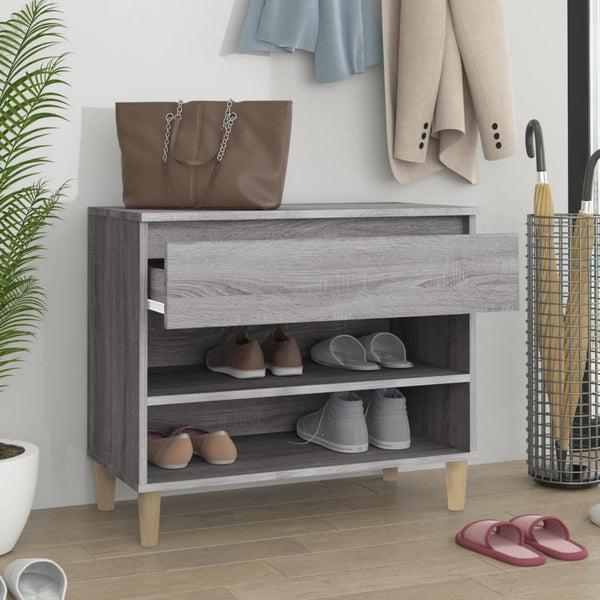 Schuhschrank Agripina 70x36x60cm grau (Holz)