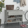 Schuhschrank Eustace, betongrau, 70x36x60cm (Holz)