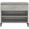 Schuhschrank Eustace, betongrau, 70x36x60cm (Holz)