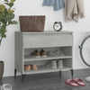 Schuhschrank Eustace, betongrau, 70x36x60cm (Holz)