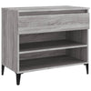 Grauer Schuhschrank Eustace 70x36x60cm (Holz)